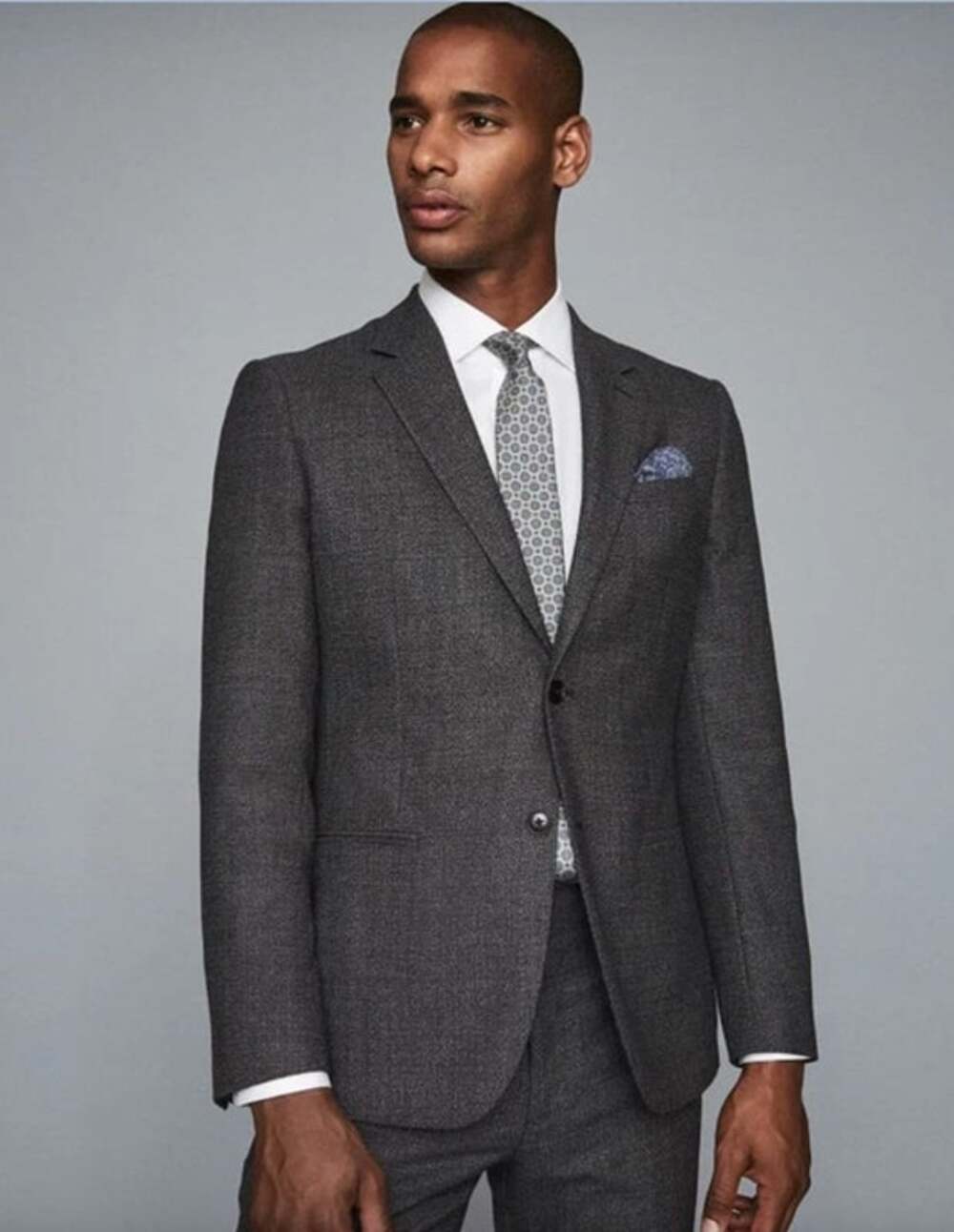 REISS Move Slim Fit Blazer Size 36 NEW Charcoal Dark Gray $475 Jacket
